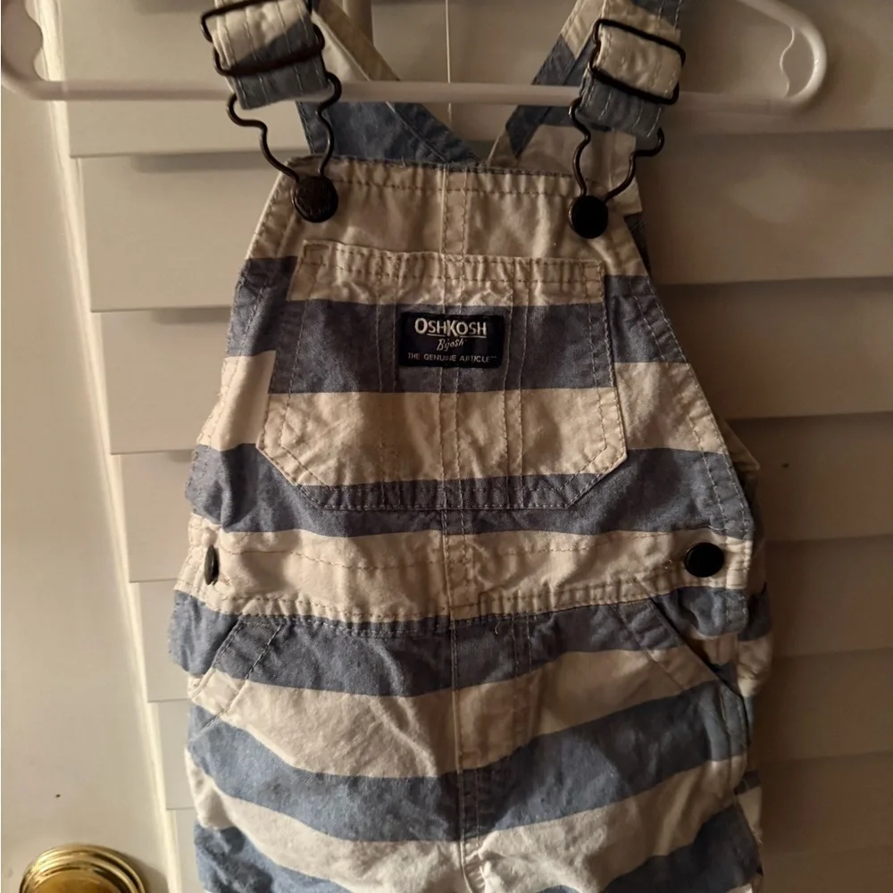 Oshkosh B’Gosh Striped Shortalls